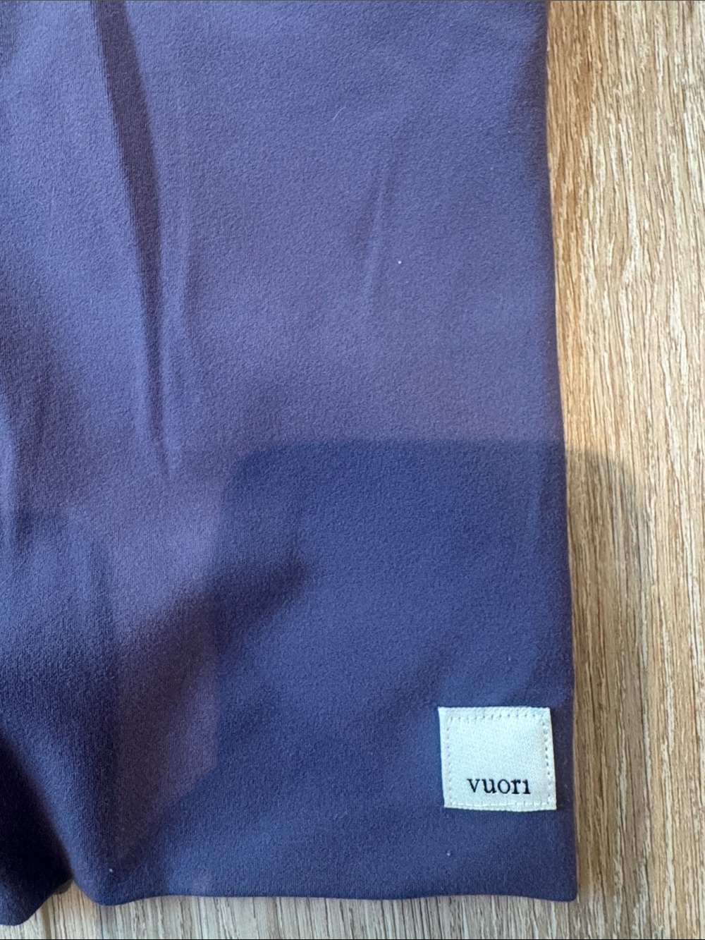 Vuori Purple Tank Top Crop with Thin Straps - Picture 3 of 3